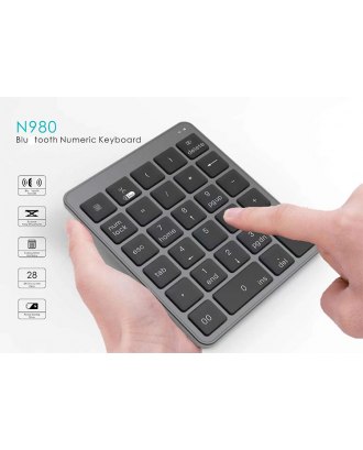 Wireless Bt Numeric Keyboard Hub Numpad Keyboard Wireless For Laptop Pc ios