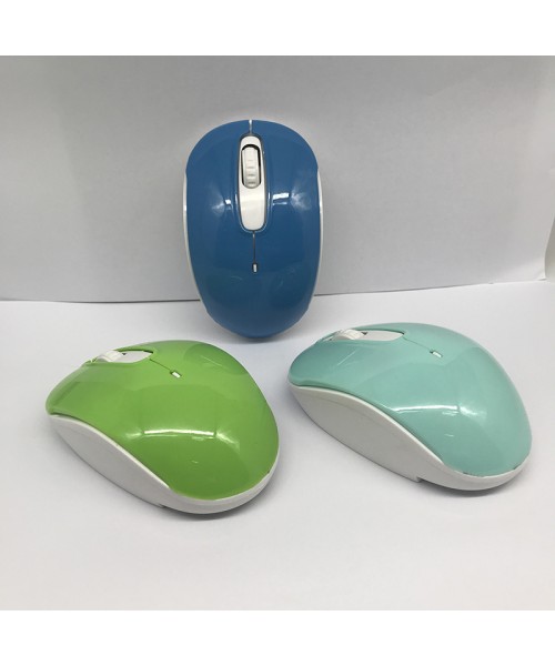 Smooth-surface colorful wireless mouse for gift 3D wifi 2.4G Wireless Optical Mouse for home and business Smooth-surface colorful wireless mouse for gift 3D wifi 2.4G Wireless Optical Mouse for home and business