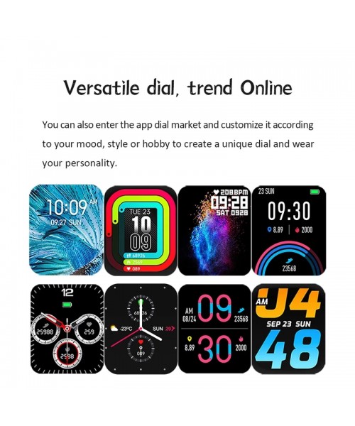 1.69 Full Screen Watch FM08 BT Call Custom Dial ECG Heart Rate Blood Pressure Oxygen Fitness Tracker Smart Watch 1.69 Full Screen Watch FM08 BT Call Custom Dial ECG Heart Rate Blood Pressure Oxygen Fitness Tracker Smart Watch