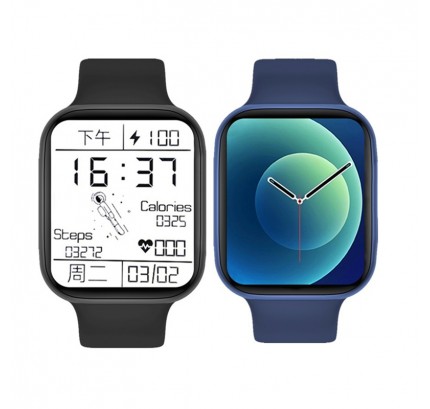 DW98 Watch 1.8 inch Screen Men Women Fitness Tracker Wireless Charger Smart Watch for IOS Android