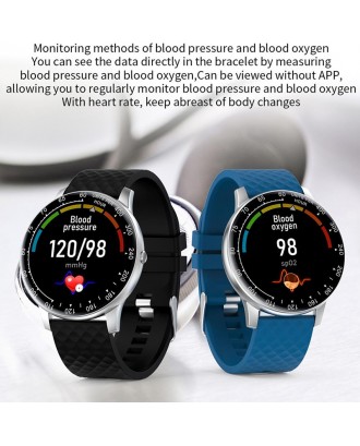 H30 1.28 inches Watch Men DIY Watch Face IP68 Waterproof Heart Rate Monitor Smart Watch For Android