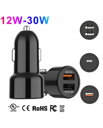 Consumer electronic car accessories mobile phone 12v quick charge 3.0 dual car charger usb 5v/2.4a fast charger for smartphone Consumer electronic car accessories mobile phone 12v quick charge 3.0 dual car charger usb 5v/2.4a fast charger for smartphone