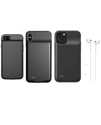 Rechargeable Extended Battery Charger Case High Capacity TPU Silicone Battery Case for iPhone 11 Rechargeable Extended Battery Charger Case High Capacity TPU Silicone Battery Case for iPhone 11
