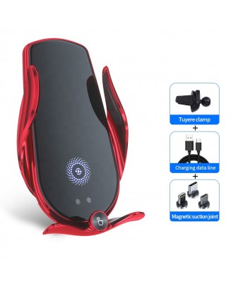 Magnetic Charging Mobile Phone Car Holder 15W Wireless Car Charger Mount Auto-sensing Phone Holder Stand Charger Magnetic Charging Mobile Phone Car Holder 15W Wireless Car Charger Mount Auto-sensing Phone Holder Stand Charger
