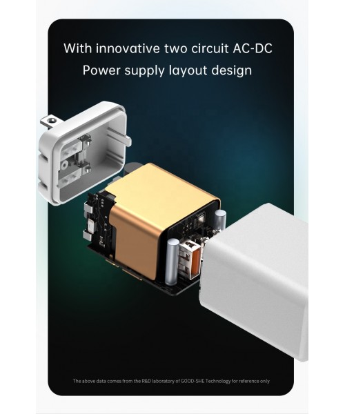 Wholesale KC ETL UKCA PSE SAA Fhome Charger AC 65W Quick Type C PD USB GaN Charger with QC 4.0 3.0 Fast Charge EU US UK AU plug Wholesale KC ETL UKCA PSE SAA Fhome Charger AC 65W Quick Type C PD USB GaN Charger with QC 4.0 3.0 Fast Charge EU US UK AU plug